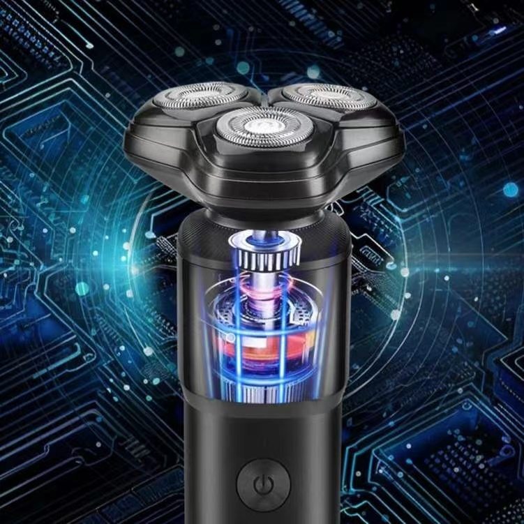 KOLAX Electric Razor for Men Cordless: Rotary Shaver Waterproof - USB Fast Charging & Sensitive Skin Care