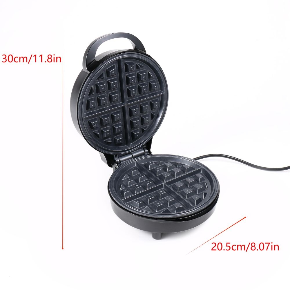 KOLAX Waffle Maker with indicator, 900w,Electric Waffle Machine, Non-Stick Grids, Round Waffle