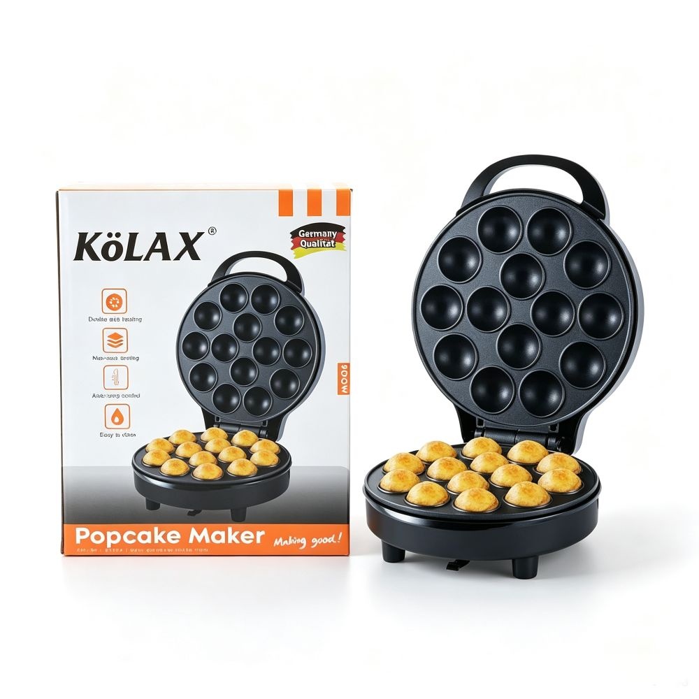 KOLAX Cake Pop Maker Features Non-Stick Coating - Makes 14 Cake Pops,900W