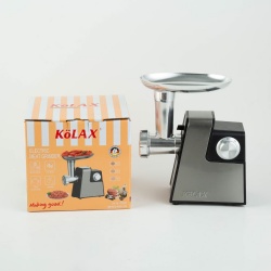 KOLAX Meat Grinder, 1800W Max Stainless Steel Meat Grinder Electric, Heavy Duty Meat Mincer Machine with 1 Blades, 3 Plates, Sausage Stuffer Tube & Kubbe Kit for Home Kitchen Use