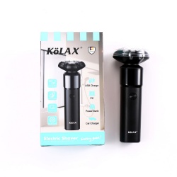 KOLAX Electric Razor for Men Cordless: Rotary Shaver Waterproof - USB Fast Charging & Sensitive Skin Care