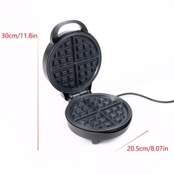 KOLAX Waffle Maker with indicator, 900w,Electric Waffle Machine, Non-Stick Grids, Round Waffle