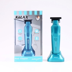 KOLAX Hair Trimmer for Men, Zero Gapped Cordless Hair Clippers Beard Trimmers with T Blade, Rechargeable Barber Clippers,Blue