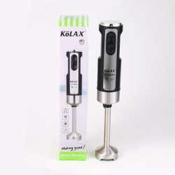 KOLAX Immersion Hand Blender for Kitchen Mixing, Smoothies, Soups, 1000 Watt Powerful, Silver