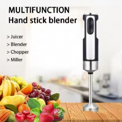 KOLAX Immersion Hand Blender for Kitchen Mixing, Smoothies, Soups, 1000 Watt Powerful, Silver