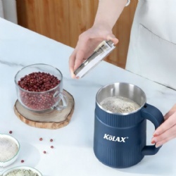 KOLAX Spice Grinder with Handle, Household Small Powder Grinding Machine, Grain Mills, Herb Grinder, Spice Grinder, Electric Coffee Grinder, Multifunctional Grinding Machine