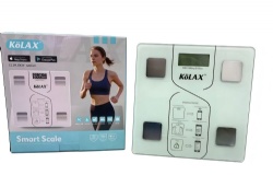 KOLAX Scale for Body Weight Digital Bathroom Smart Scale with Bluetooth for BMI, Body Fat, Muscle Mass, 20 Body Composition Analyzer Health Monitor Sync Apps, Batteries Included