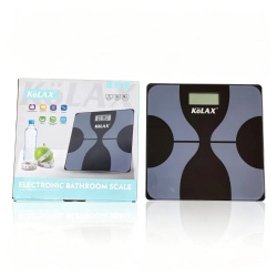 KOLAX Digital Bathroom Scale for Body Weight, Smart Step-On Technology, Backlit LCD Display, High Accuracy Weight Scale 400lb/180kg, Glass Slim Design, Auto On/Off, Home Use