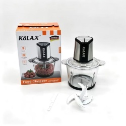 KOLAX 1000W Electric Food Chopper & Meat Grinder, Stainless Steel Blades, Large Capacity Meat Chopper for Meat, Vegetables & Nuts (3L Glass Bowls)