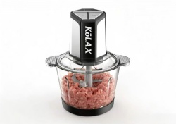 KOLAX 1000W Electric Food Chopper & Meat Grinder, Stainless Steel Blades, Large Capacity Meat Chopper for Meat, Vegetables & Nuts (3L Glass Bowls)