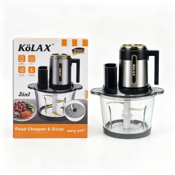 KOLAX Chopper for Slicing, Shredding, Mincing,2 Speeds,3L