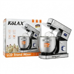 KOLAX LCD Stand Mixer, 12L Extra Large Capacity, 2600W Pure Copper Motor, 6 Speeds with Pulse Function
