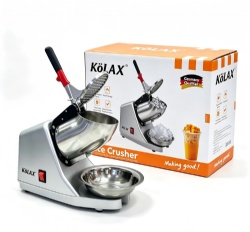 KOLAX Electric Ice Shaver Snow Cone Maker Machine 500W 143lbs/hr for Home and Commercial Use