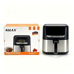 KOLAX 8L Digital Air Fryer | Compact & Non-Toxic Countertop Air Fryer| Easy-to-Use with Precision Touch Controls | Healthy Meals in Minutes
