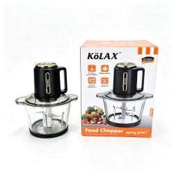 3L glass bowl electric meat grinder 4 sharp blades for home use