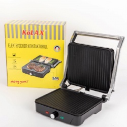 Panini Press Grill Indoor Sandwich Maker with Temperature Setting, 4 Slice Large Non-stick Versatile Grill, Opens 180 Degrees to Fit Any Type or Size of Food, Removable Drip Tray, 2000W